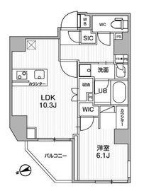 SYFORME浅草Ⅱ (シーフォルム浅草Ⅱ) 9階 間取り図