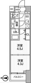 SYFORME西小山 (シーフォルム西小山) 4階 間取り図