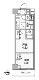 SYFORME西小山 (シーフォルム西小山) 5階 間取り図