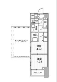 SYFORME西小山 (シーフォルム西小山) 6階 間取り図