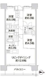 パークホームズ亀有ガーデンズコート 2階 間取り図