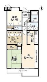 アトラス二子玉川園 2階 間取り図