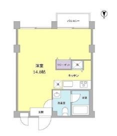 元住吉アートフラッツ 307 間取り図