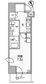 ステージファースト浅草橋Ⅱ 2階 間取り図