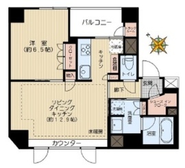 ベリスタ日本橋小伝馬町 11階 間取り図
