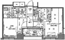 グランスイート虎ノ門 11階 間取り図