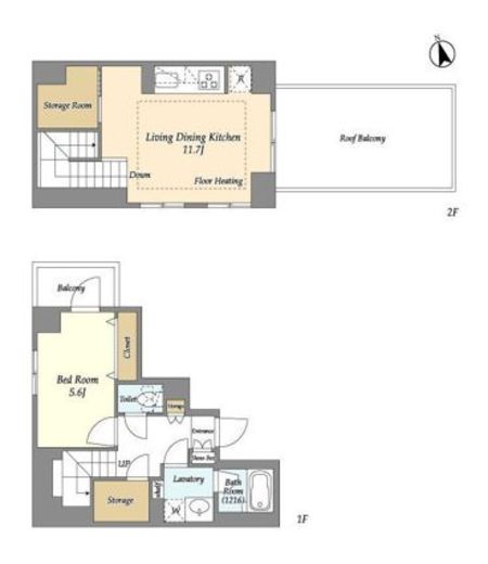 品川中延スクエア 402 間取り図