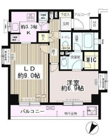 パーク・ネスタ落合 6階 間取り図