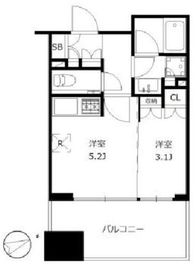 大崎ガーデンレジデンス 503 間取り図