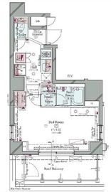 コンシェリア後楽園 HILLTOP SQUARE （ヒルトップスクエア） 3階 間取り図