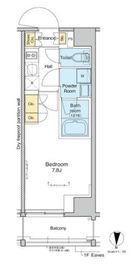 プラウドフラット亀戸 204 間取り図