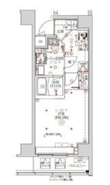 QUALITAS蒲田 (クオリタス蒲田) 1101 間取り図