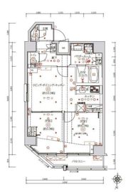 QUALITAS蒲田 (クオリタス蒲田) 1102 間取り図