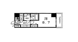 広尾ビューヒルズ 802 間取り図