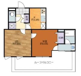 エルスタンザ中目黒 304 間取り図