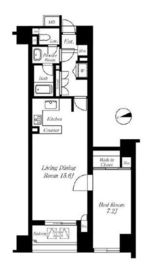 アクシアフォレスタ麻布 4階 間取り図