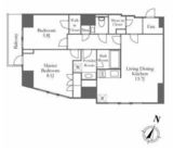 ザ・ベルグレイヴィア麻布 18階 間取り図