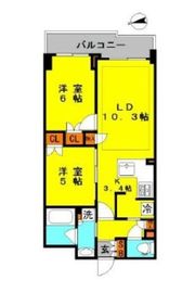 オープンレジデンシア神楽坂 3階 間取り図
