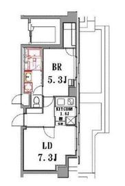 The Hermitage (ザ・ハーミティッジ) 509 間取り図