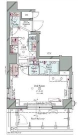 コンシェリア後楽園 HILLTOP SQUARE （ヒルトップスクエア） 3階 間取り図