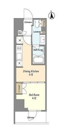 LaSante上野 303 間取り図
