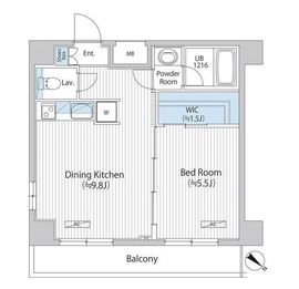 アレージュマン日本橋人形町 1001 間取り図