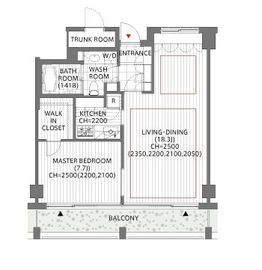 表参道ヒルズゼルコバテラス ウエスト 3階 間取り図