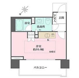 ファミールグラン銀座4丁目オーセンティア 4階 間取り図