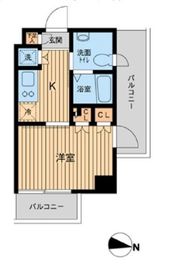 エスティメゾン武蔵小山 305 間取り図