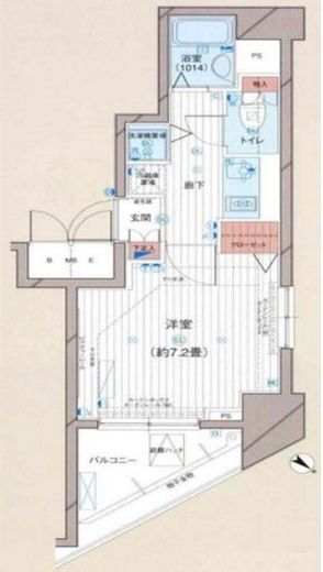 メインステージ五反田駅前 11階 間取り図