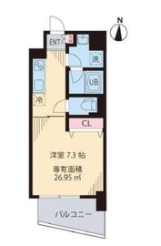 ソルジェンテ中野 207 間取り図