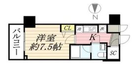 プレスタイル両国弐番館 6階 間取り図