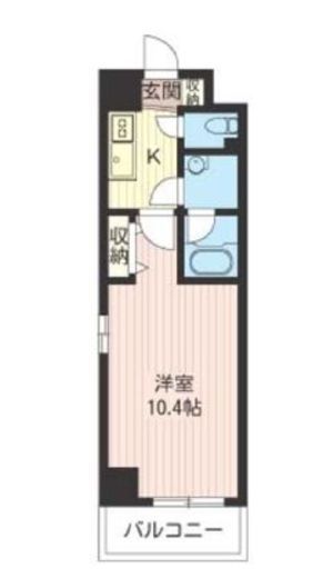 エスティメゾン秋葉原 808 間取り図
