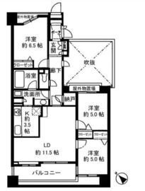 シーアイマンション池上 4階 間取り図