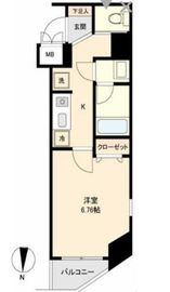 ハーモニーレジデンス森下#001 5階 間取り図