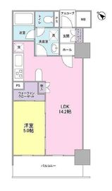 LaSante五反田 505 間取り図