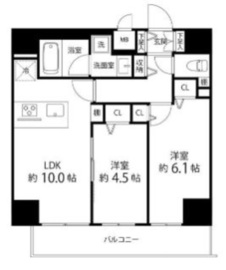 レフィールオーブ町屋駅前 1306 間取り図