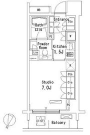 パークアクシス方南町 602 間取り図