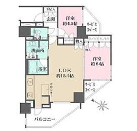 ベリスタ文京白山 8階 間取り図