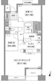 アビティ目黒 103 間取り図