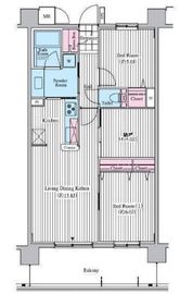 クロスレジデンス東十条 1303 間取り図