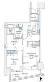 プラウド日本橋三越前 7階 間取り図