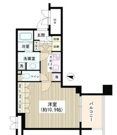 アゼリアテラス新宿 7階 間取り図