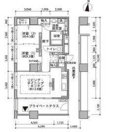 東雲キャナルコートCODAN 19-903 間取り図