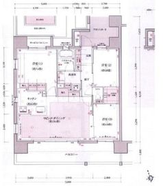 クリオ大島サザンプレイス 13階 間取り図