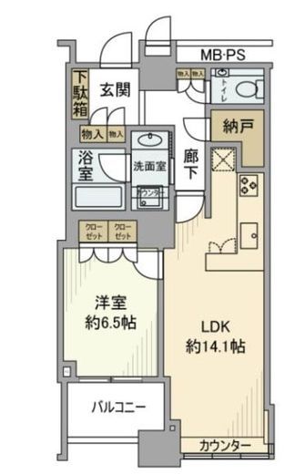 ザ・センター東京 19階 間取り図