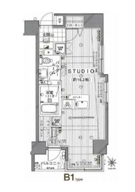 ラグジュアリーレジデンス新宿 2階 間取り図