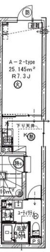 DEAR ECLASS NISHIAZABU (ディアエクラス西麻布) 202 間取り図