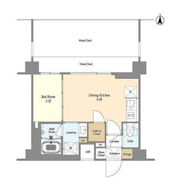 アジュールテラス東陽町 905 間取り図