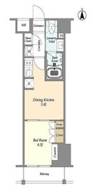 アジュールテラス東陽町 102 間取り図